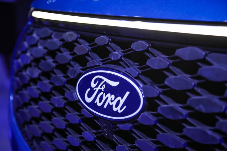 Logo du Ford E-Transit Custom