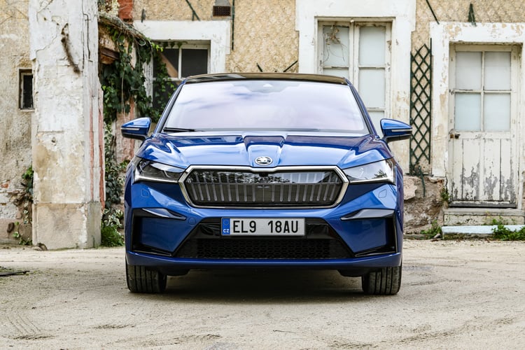 Face avant du Skoda Enyaq Coupé iV