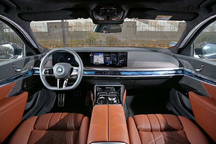 BMW i7 intérieur