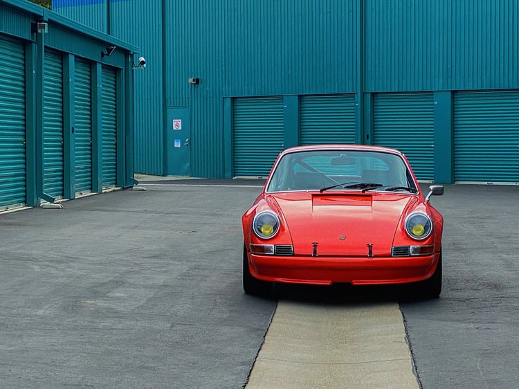 Porsche 911 ST électrique Everrati faciès