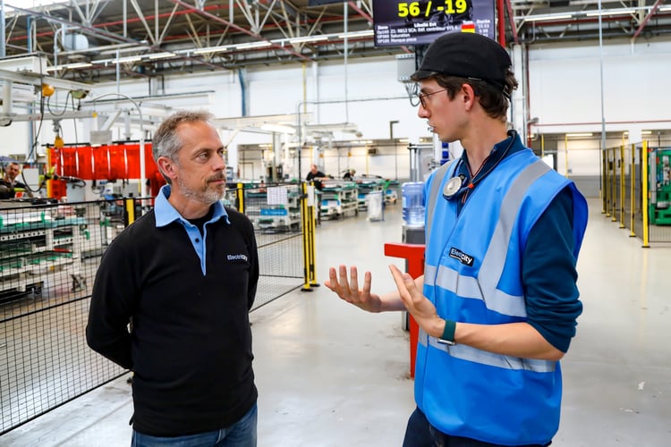 Atelier batterie de l'usine de Douai