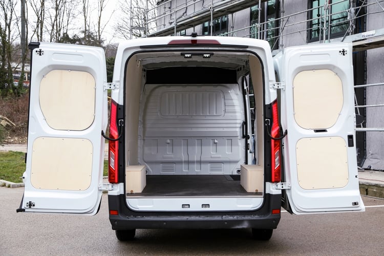 Portes arrière du Maxus eDeliver9