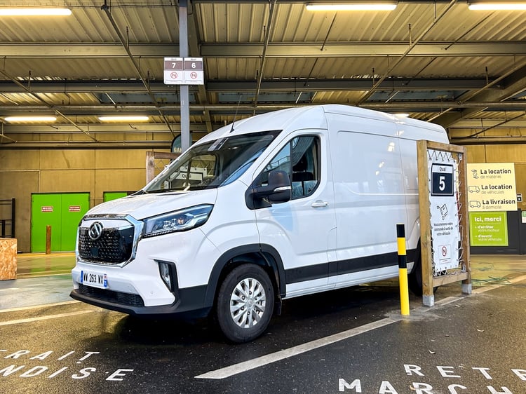 Le Maxus eDeliver9 dans son élément