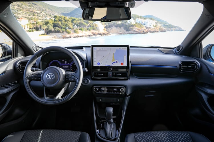 Intérieur de la Toyota Yaris 2024