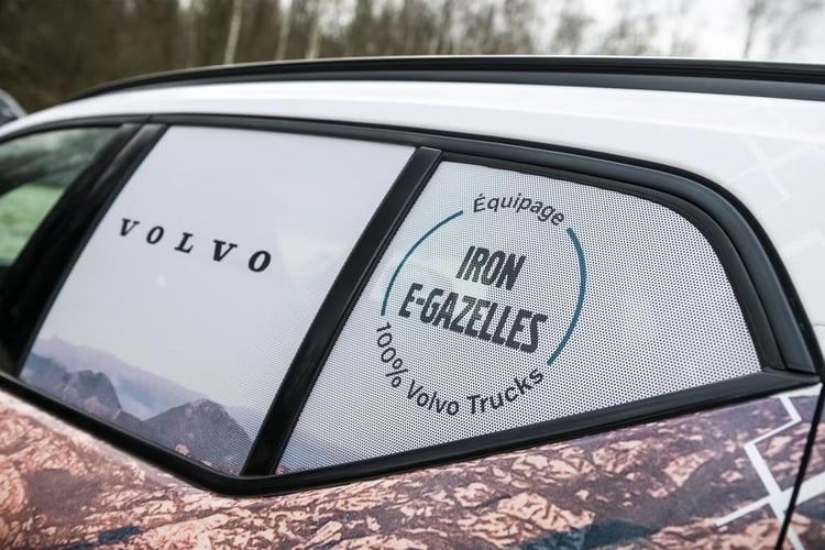 Volvo XC40 électrique au rallye Aïcha des Gazelles