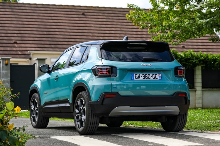 Extérieur Jeep Avenger électrique