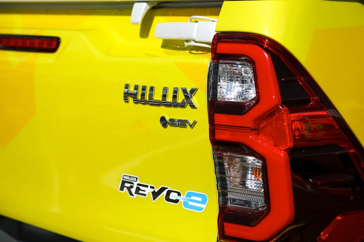 Le Toyota Hilux BEV Concept est une propulsion