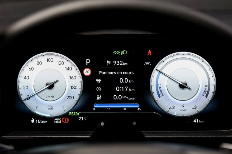 Combiné d'instrumentation du SUV électrique