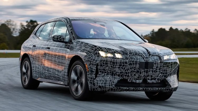 Prototypes BMW iX Facelift de 2025