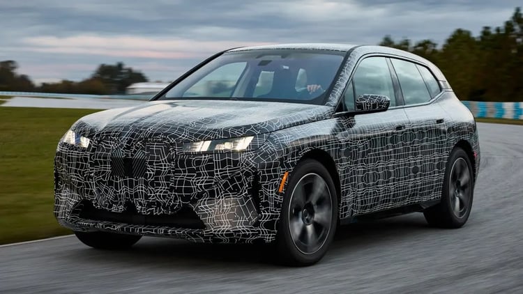 Prototypes BMW iX Facelift de 2025