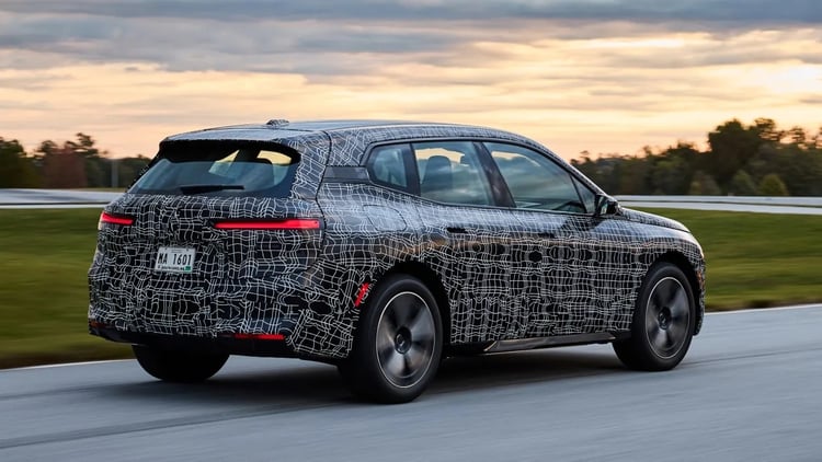 Prototypes BMW iX Facelift de 2025