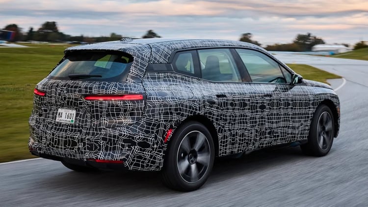 Prototypes BMW iX Facelift de 2025