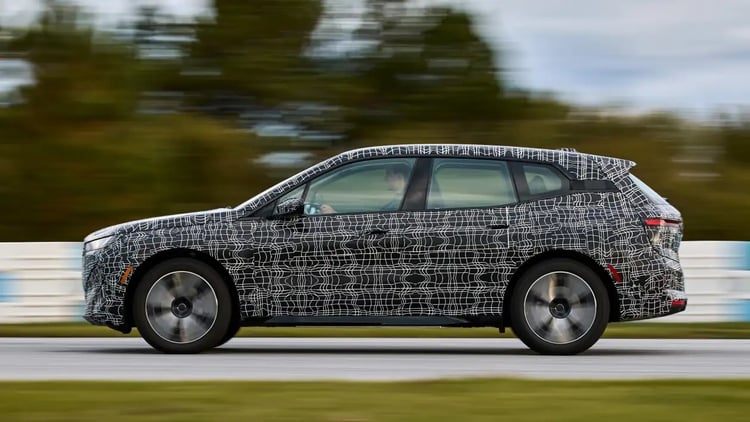 Prototypes BMW iX Facelift de 2025