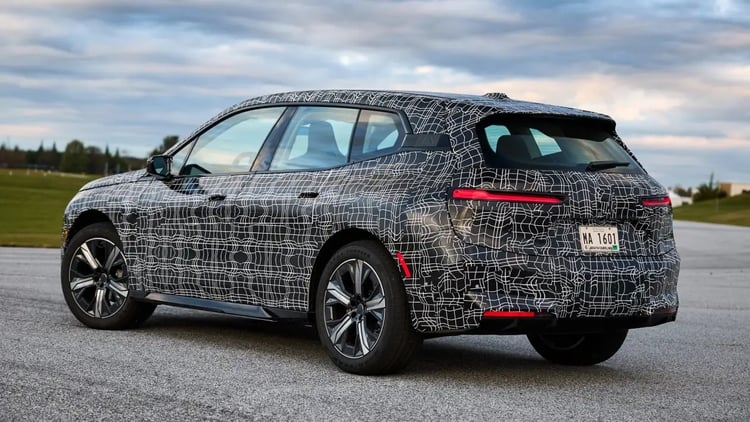 Prototypes BMW iX Facelift de 2025