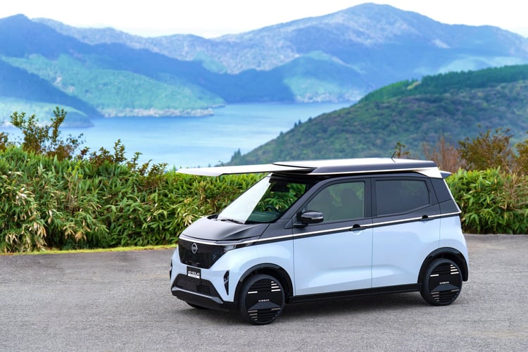 Toit solaire rétractable Nissan Sakura