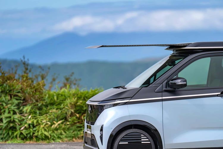 Toit solaire rétractable Nissan Sakura