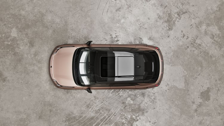 Lynk & Co 08 hybride rechargeable vu de dessus