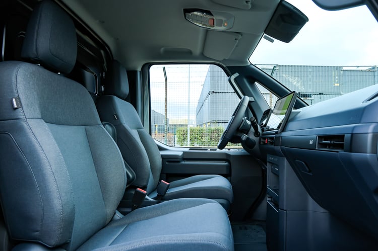 À bord du KIA PV5 Cargo