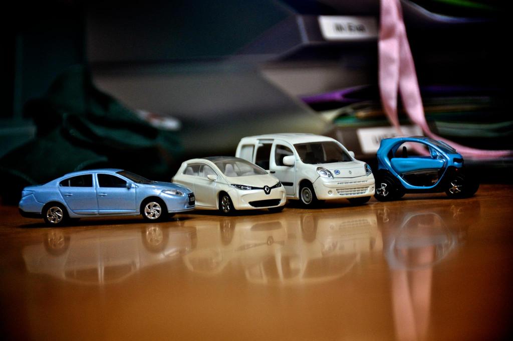 La gamme Renault électrique en miniature
