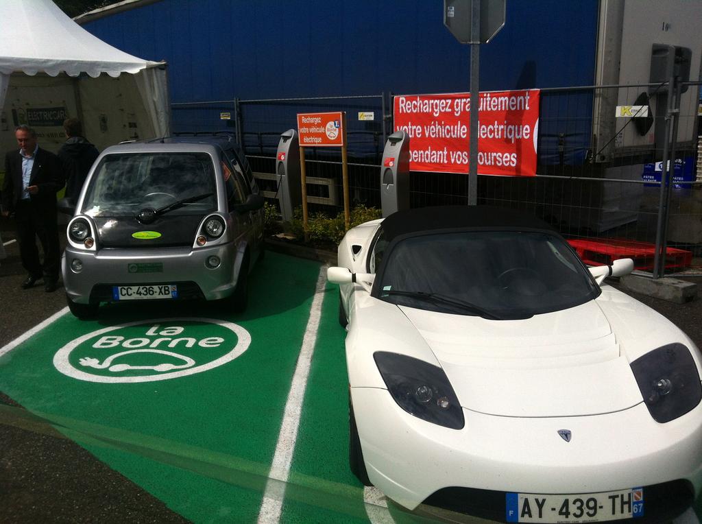 Stationnement gratuit pour les voitures électriques