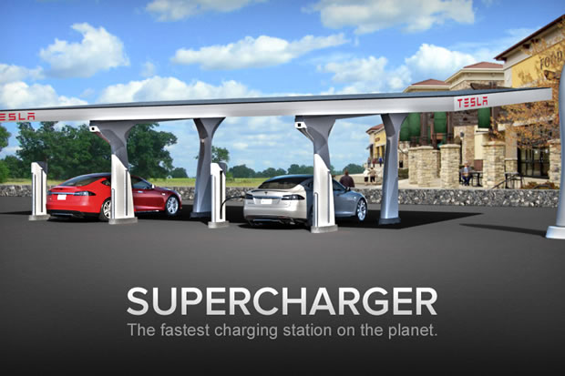 Tesla : les 6 premiers SuperChargers européens installés en Norvège