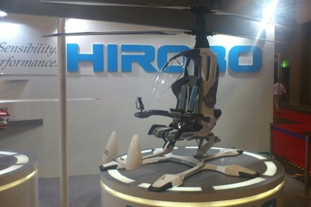 Hirobo HX-1 : un hélicoptère électrique à l’échelle humaine !