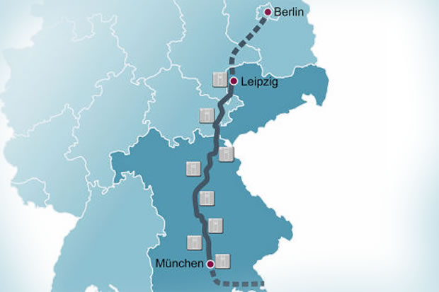 L’autoroute entre Munich et Leipzig sera électrique