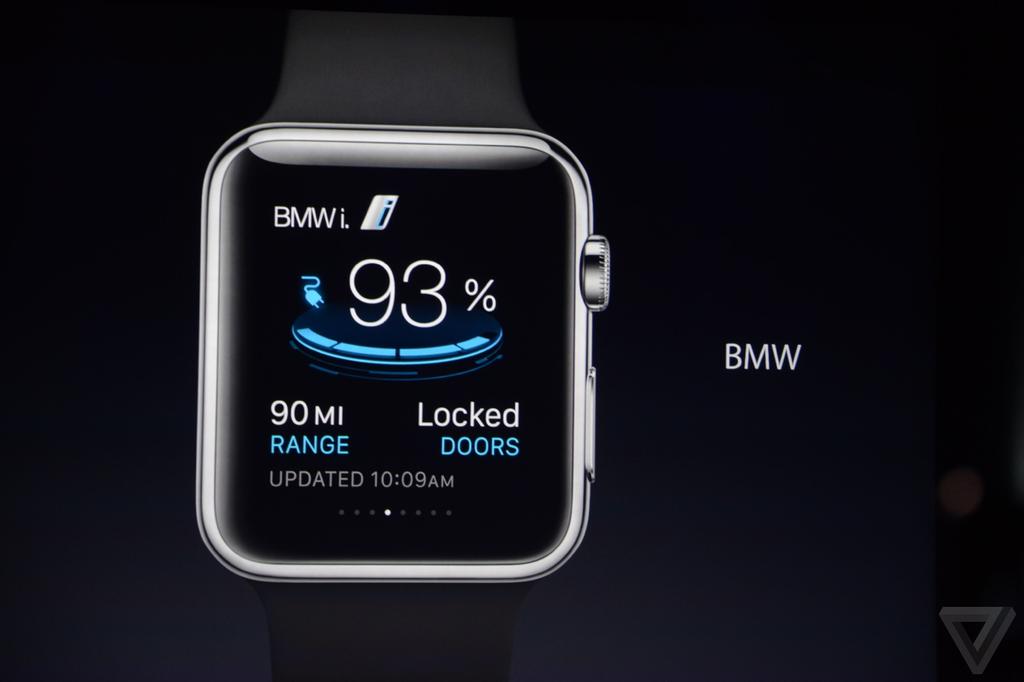 L’Apple Watch indiquera l’autonomie de votre voiture électrique BMW