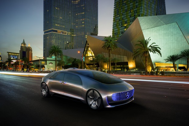 Mercedes F 015 – Une voiture autonome à hydrogène à Las Vegas