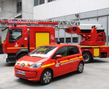 Les Pompiers de Paris testent l’électrique avec Volkswagen
