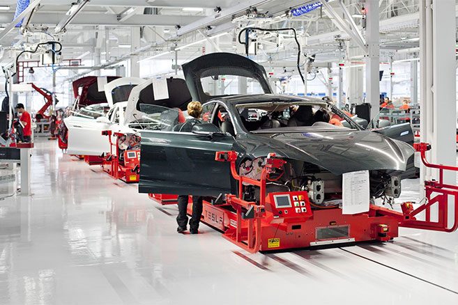 Production de la Tesla Model S