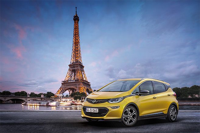 L'Opel Ampera-e fera sa première apparition publique au Mondial de Paris