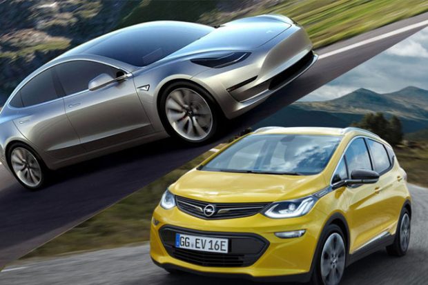 Opel Ampera-e VS Tesla Model 3 : concurrentes ou complémentaires ?