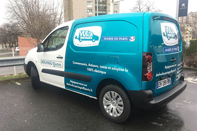 VULe Partagés : Paris teste l’utilitaire électrique en autopartage avec PSA
