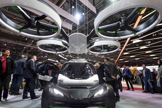 Airbus Pop.Up : une voiture électrique volante au salon de Genève