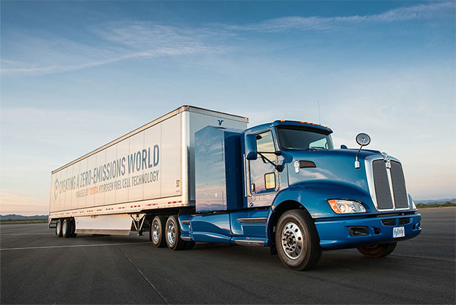 Project Portal : Toyota expérimente un poids-lourd à hydrogène en Californie