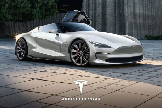 Tesla Roadster : le design qui pourrait faire rêver Elon Musk
