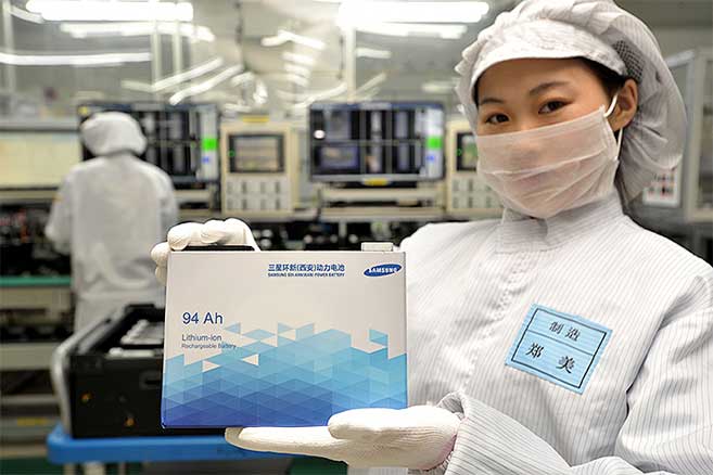 Samsung SDI achève son usine européenne de batteries pour voitures électriques