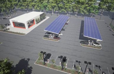 Tesla : des stations de 40 superchargeurs en préparation