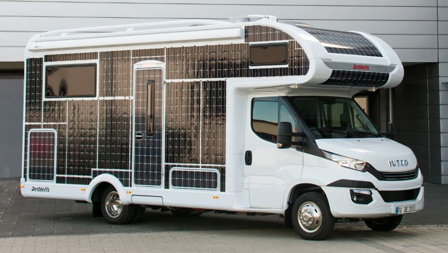 Panneaux solaires pour caravane  camping-car – Dethleffs base de