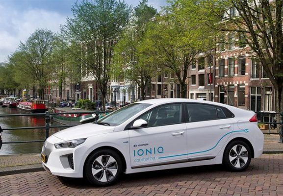 Autopartage : 100 Hyundai Ioniq électriques pour la ville d’Amsterdam