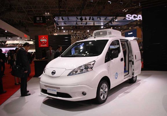 Nissan présente un e-NV200 frigorifique à Tokyo