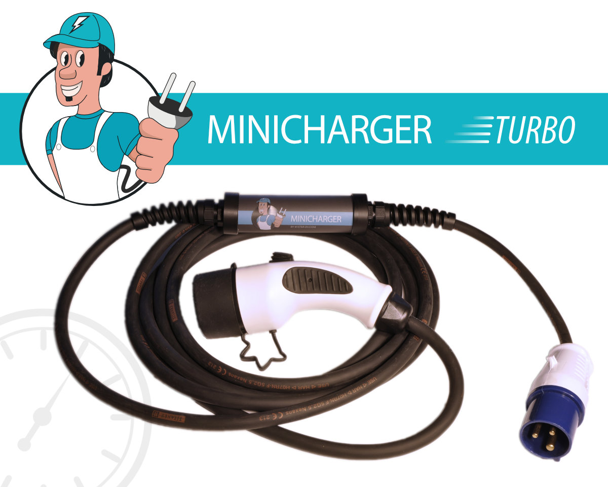 Câble de recharge pour prise domestique / Type 2 - MINICHARGER
