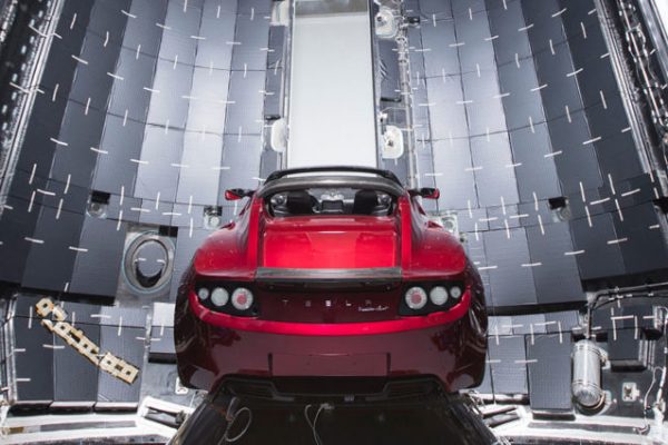 Le Tesla Roadster prêt à partir en orbite