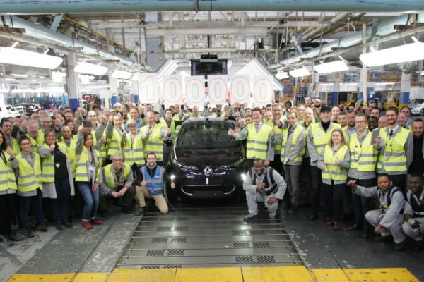 L’usine de Flins a produit sa 100.000ème Renault Zoé