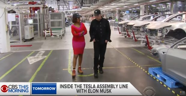 Tesla Model 3 : un aperçu de la ligne de production