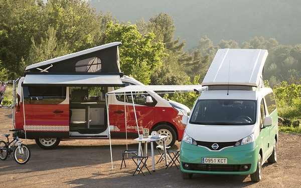 Au salon de Madrid, Nissan présente un camping-car électrique basé sur le e-NV200