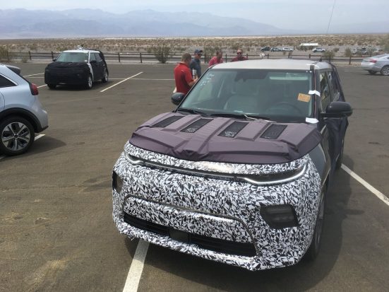 Le nouveau Kia Soul électrique aperçu dans la Death Valley