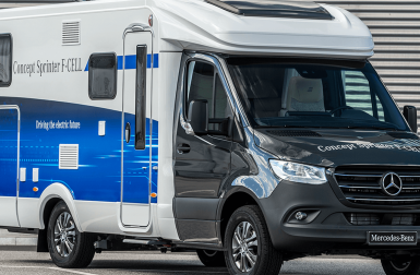 Mercedes présente un concept de camping-car à hydrogène