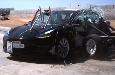 La Tesla Model 3 obtient 5 étoiles au crash-test de la NHTSA